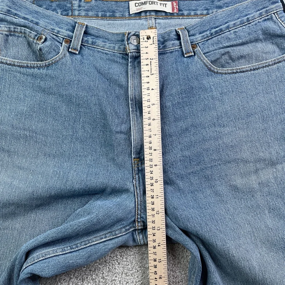 Levis Jeans Mens 38x32 Blue Comfort Fit 560 Relaxed Tapered Denim Baggy Skater